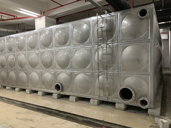 150噸不銹鋼水箱，禹智攜手宏量水箱供水工程合作